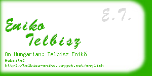eniko telbisz business card